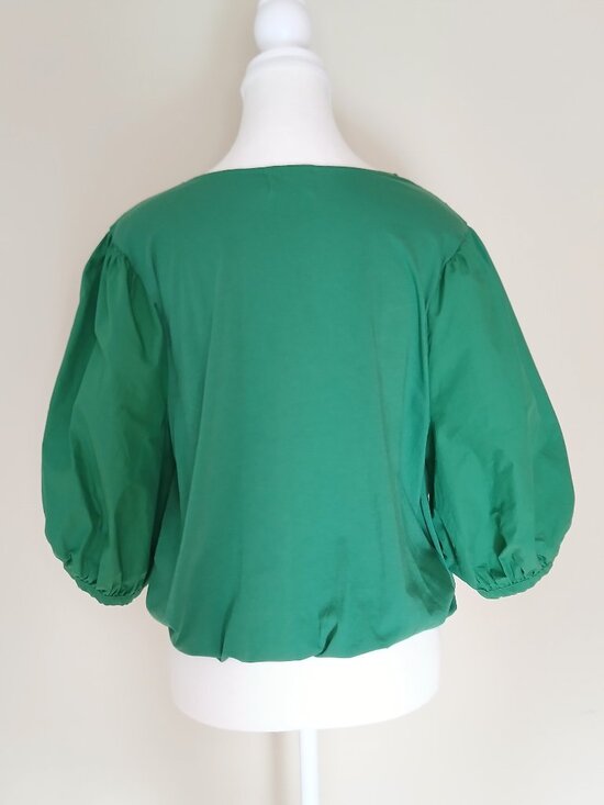 Nation Ltd Charlene Top In Verdant Green Size Large - Picture 5 of 9